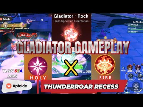 THUNDERROAR RECESS GAMEPLAY | GLADIATOR CLASS | HOLY X FIRE FAIRY FORMATION | LEGEND OF NEVERLAND