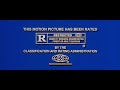 New Line Cinema MPAA Rating Card R 1999