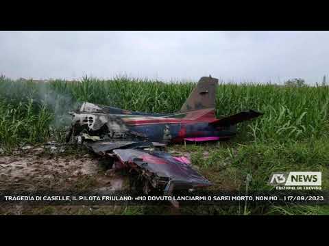 TRAGEDIA DI CASELLE, IL PILOTA FRIULANO: «HO DOVUTO LANCIARMI O SAREI MORTO, NON HO ... | 17/09/2023