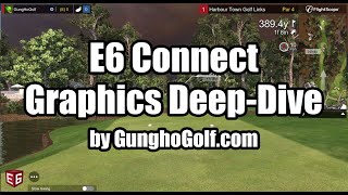 TruGolf E6 Connect graphics deep-dive on the tee at Harbour Town Golf Links