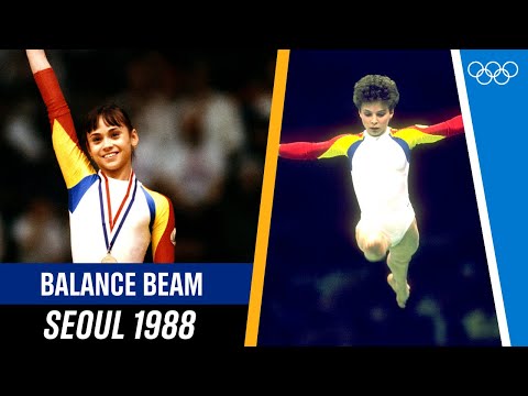 Team Romania rocking the balance beam! 🇷🇴🤸‍♀️