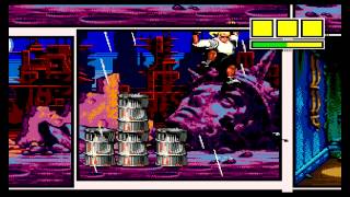Comix Zone (Mega Drive/Genesis) Gameplay on a Retron 5 in 720p HD
