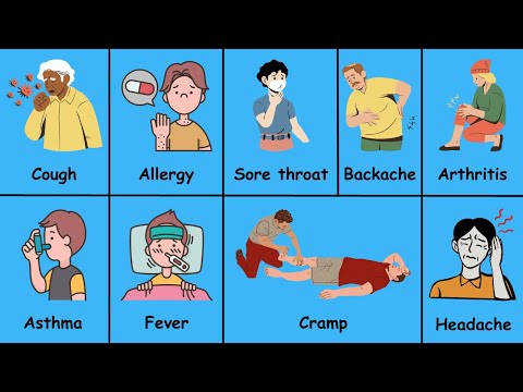 20 Common Diseases and Medical Conditions | English vocabulary