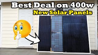 The SECRET to Finding Cheap 400w Solar Panels! I Paid Only $150 EACH!