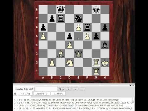 Caro-Kann Advance Variation : A sparkling King Chase : Natalia Pogonina - Russian Superfinals 2012