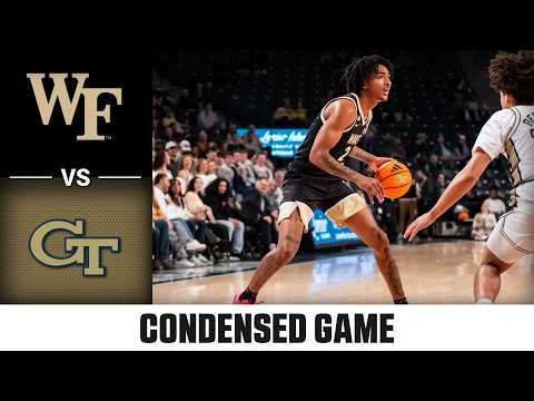 Wake Forest vs. Georgia Tech Condensed Game | 2025-26 ACC Men's Basketball