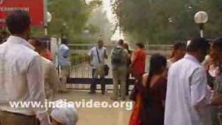 Wagah border or the Indo-Pak border