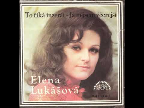 Elena Lukášová a Petr Janda - To říká inzerát (27.3.1972)