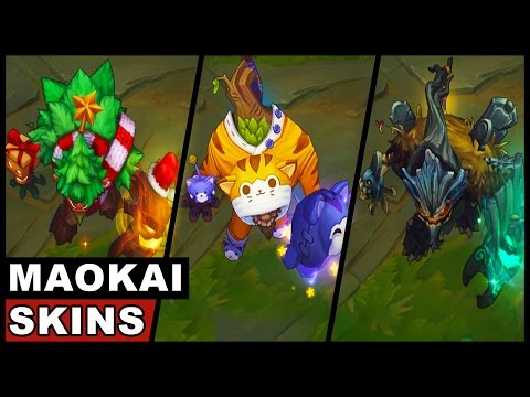 All Maokai Skins Spotlight (League of Legends)