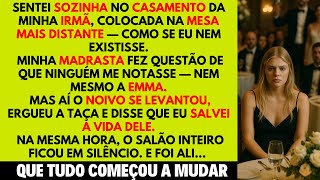 Fui ignorada no casamento da minha irmã, até que o noivo revelou que eu salvei a vida dele