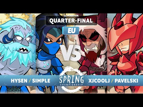 Hysen & Simple vs xjCoolj & Pavelski - Elimination Quarter-Final - Spring Championship 2023 - EU 2v2