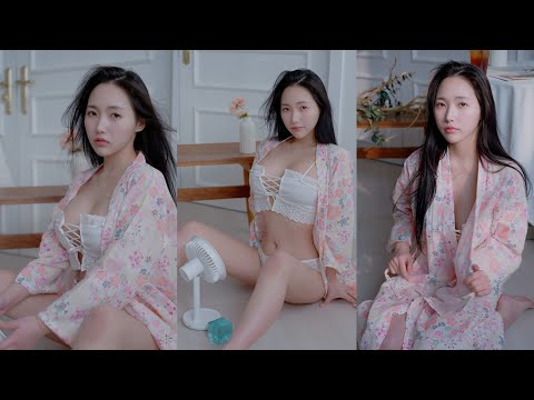 (4K 세로룩북) 확대하면 코피팡❤ 기모노 유카타 언더웨어 룩북 きもの kimono yukata lookbook Underwear LOOKBOOK