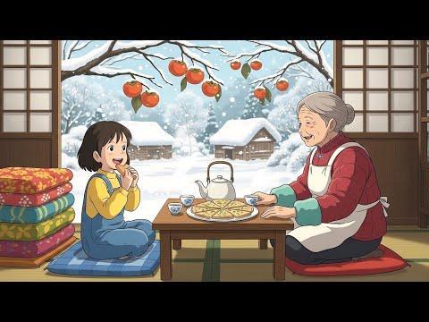 A Peaceful Winter Day with Loved Ones — Soft Moments to Soothe the Soul | Ghibli Style Video