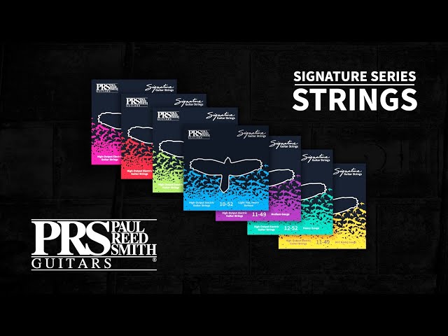 Video teaser for PRS Signature Series Strings | PRS Guitars