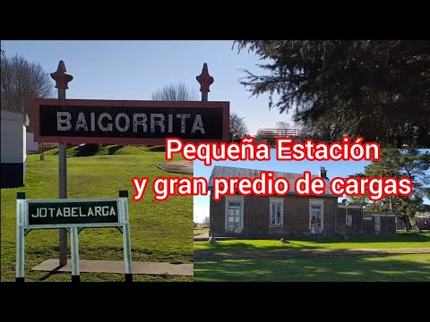 ESTACIÓN BAIGORRITA del FERROCARRIL GENERAL SAN MARTÍN ex BUENOS AIRES al PACÍFICO 