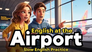 English at the Airport ✈️ | A1–B1 Real-Life Airport Conversations