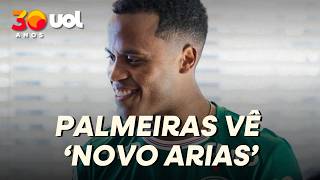 PALMEIRAS VÊ 'NOVO ARIAS' E ACREDITA EM VERSÃO MELHOR DO QUE NO FLUMINENSE