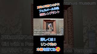 【フェルメール】真珠の耳飾りの少女を実物鑑賞!マウリッツハイス美術館|デン・ハーグ #shorts #フェルメール #真珠の耳飾りの少女 #オランダ旅行 #ヨーロッパ旅行