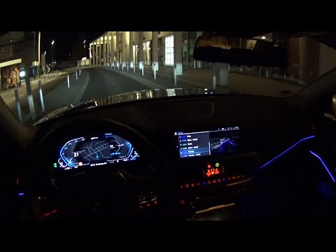 2021 BMW 330e Limousine - city night drive | POV