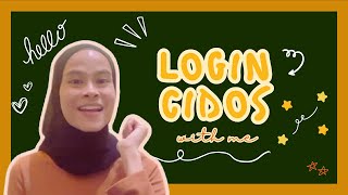 Step 1: How to first-time login to CIDOS