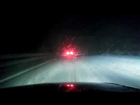 Live Highway D1 Slovakia Poprad-Janovce - snow & tears