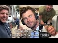 Chris Hemsworth being trolled and pranked by his family and friends for 10 minutes straight