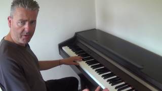 Amazing Right Hand Piano Blues Riff