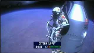 Felix Lompat Pada ketinggian 128k atau 39km! Red Bull Stratos terjun bebas dari tepi ruang