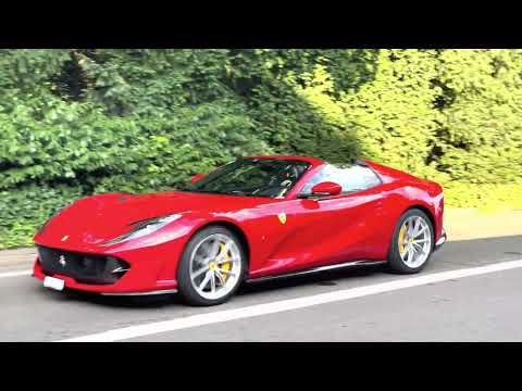 Super cars in Zürich (Mclaren 720s, Ferrari 812 superfast, Lamborghini Aventador SV