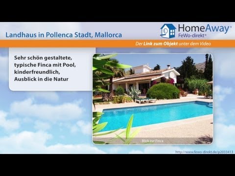 Pollenca/Pollensa: Sehr schön gestaltete, typische Finca mit Pool - FeWo-direkt.de Video