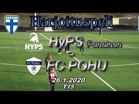Harjoituspeli T15 HyPS Punainen vs PoHu 26.1.2020