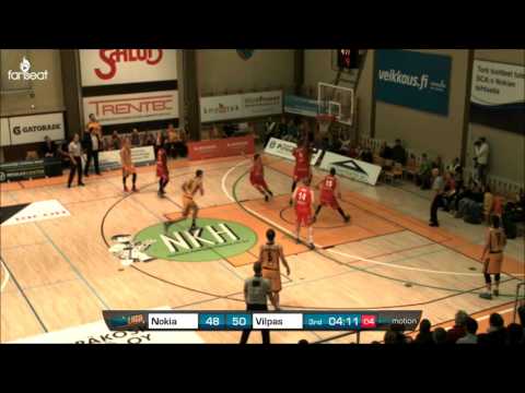 Daniel Bailey Amazing Reverse Layup | BC Nokia vs. Vilpas | 10.1.2015