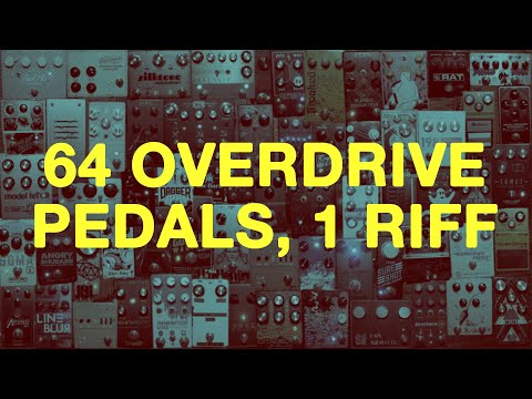 64 Overdrive Pedals, 1 Riff || Overdrive Pedal Shootout