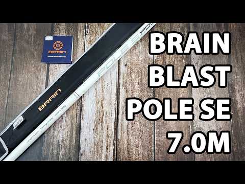 Махове вудилище Brain Blast Pole SE 7.0m, (телескопічне, без кілець) + конектор та чохол