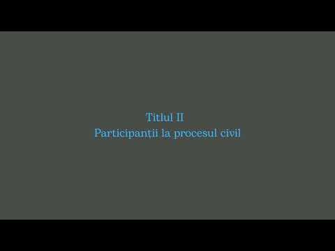 Lecția nr. 6. Părțile în procesul civil.