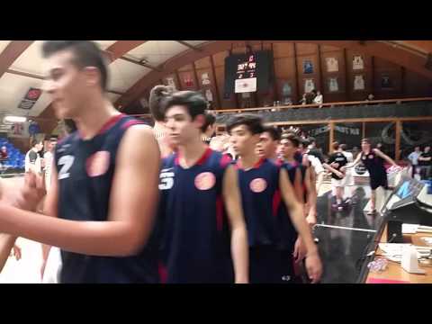 U15 Eccellenza campione regionale del Lazio 2015/16: la festa stellina a fine gara con la Smit Roma