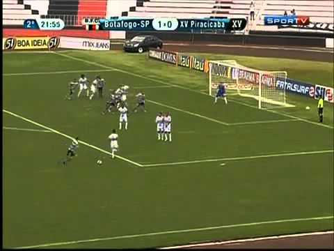 Botafogo SP 2 x 1 XV de Piracicaba - 2ª rodada - campeonato paulista - 2012 - Gols