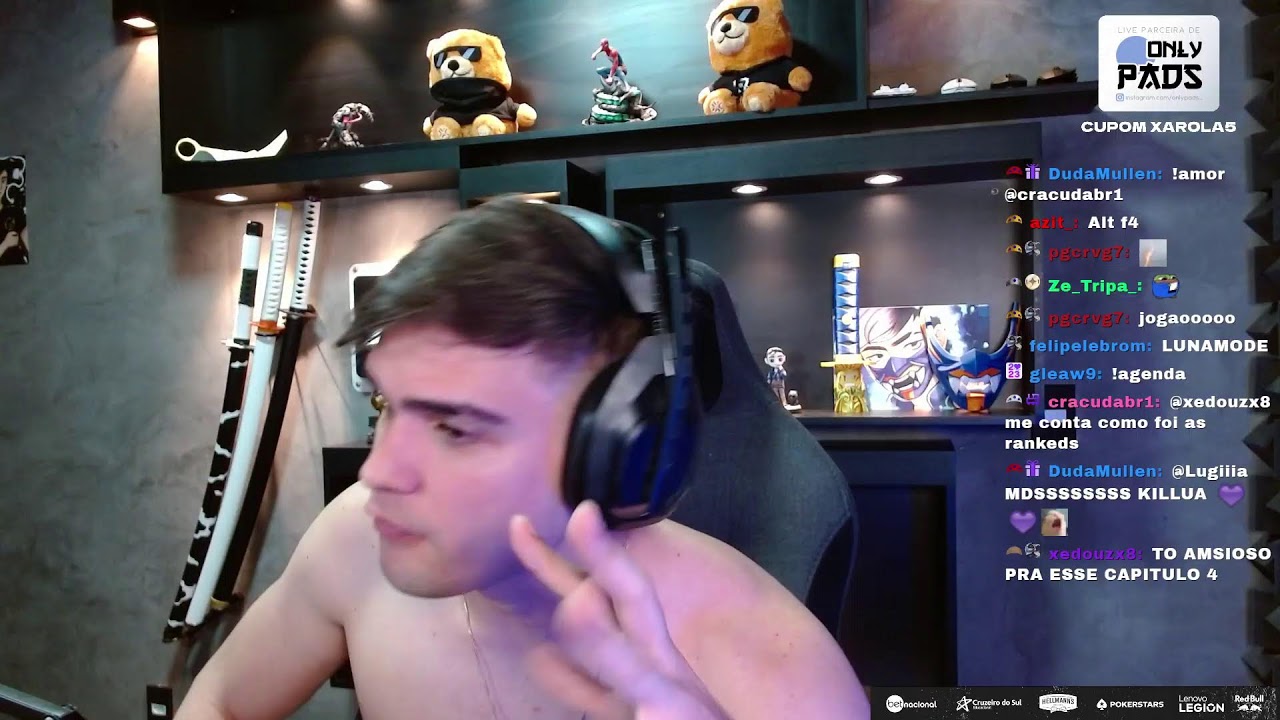 DESAFIO TRYHARD 7 DIAS (1 DIA) || JOGO DO MAMACO MAIS TARDE || !INSTA !ONLYPADS !FURIA !PREMIOS