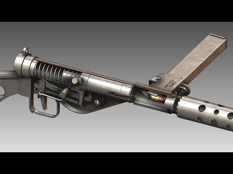 Sten Mk II Submachine Gun | How It Works