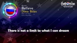 [2008] Dima Bilan - &quot;Believe&quot; (Russia)