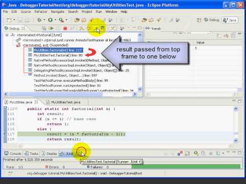 Eclipse And Java Using The Debugger Lesson 7