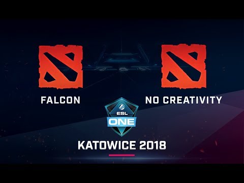 Dota 2 - Falcon vs No Creativity - Game 1 - ESL One Katowice 2018 CIS Open Qualifier