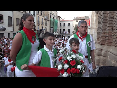 [VIDEO] Imposición del pañuelo a la reja de Santa Ana 