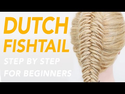 How To Dutch Fishtail Braid Step By Step For Beginners...