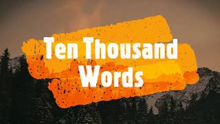 Ten Thousand Words - The Avett Brothers (Lyrics)