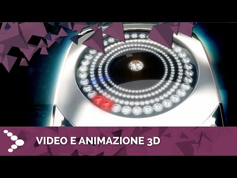 Rendering 3d Video spot orologio design