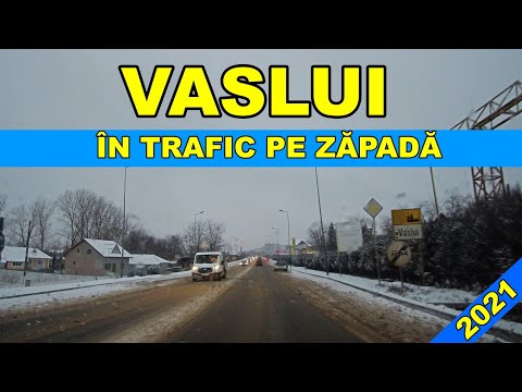 Orasul VASLUI intrare dinspre Barlad video febr. 2021