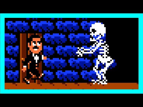 The Addams Family (NES) video game version | full game session ⛓🖤🧟‍♀️