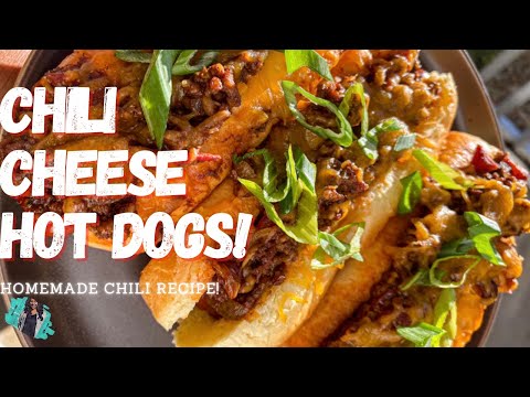 HOMEMADE CHILI CHEESE DOGS RECIPE | QUICK & EASY MEAL UNDER 30 MINS!