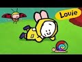 Cartoon For Kids Louie Draw Me A Snail HD Learn To Draw